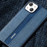 X-Level iPhone 15 Cover Stoftekstur Sort
