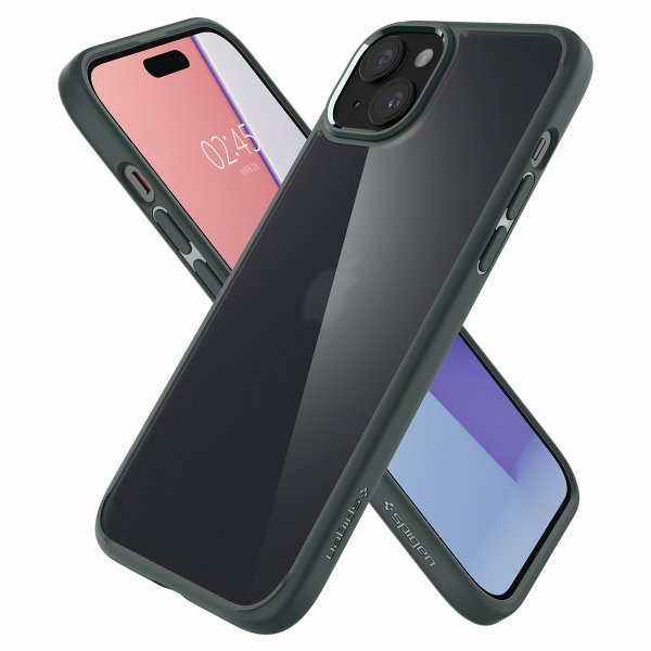 Spigen iPhone 15 Cover Ultra Hybrid Frost Green