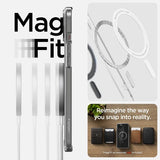 Spigen iPhone 15 Cover Ultra Hybrid MagFit Carbon Fiber