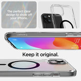 Spigen iPhone 15 Cover Ultra Hybrid MagFit Sort