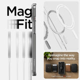 Spigen iPhone 15 Cover Ultra Hybrid MagFit Sort