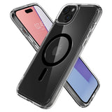 Spigen iPhone 15 Cover Ultra Hybrid MagFit Sort