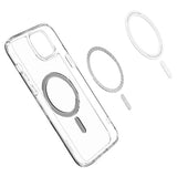 Spigen iPhone 15 Cover Ultra Hybrid MagFit Sort