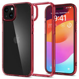 Spigen iPhone 15 Cover Ultra Hybrid Red Crystal