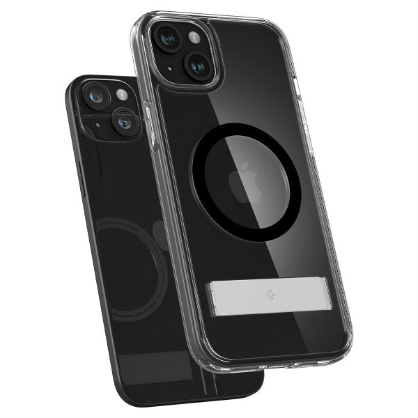 Spigen iPhone 15 Cover Ultra Hybrid S MagFit Sort