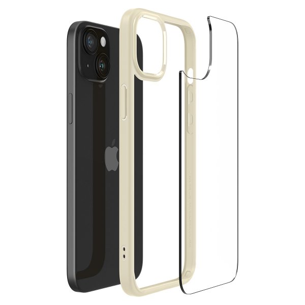 Spigen iPhone 15 Cover Ultra Hybrid Mute Beige