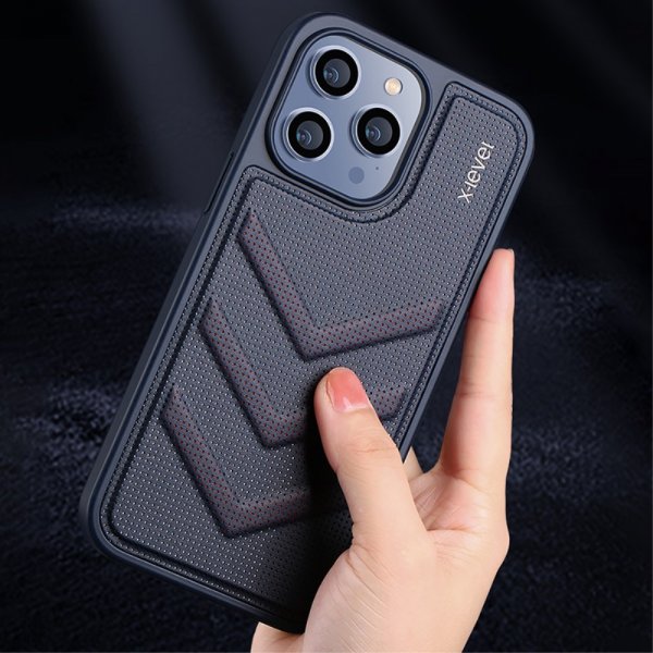 X-Level iPhone 15 Cover V-shape Grøn