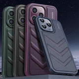 X-Level iPhone 15 Cover V-shape Grøn