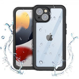 Redpepper iPhone 15 Cover Vandtæt IP68 Sort