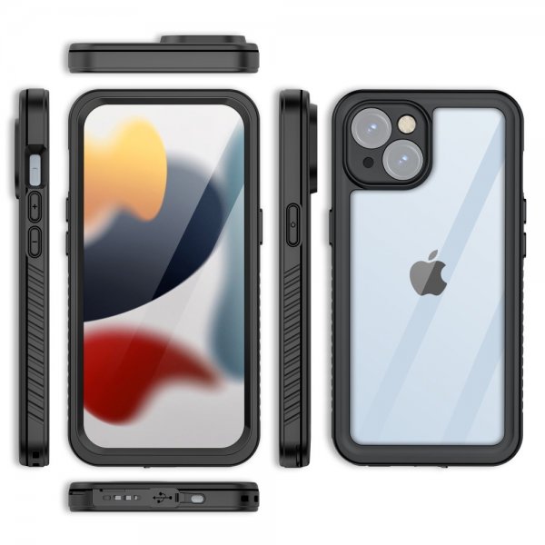 Redpepper iPhone 15 Cover Vandtæt IP68 Sort