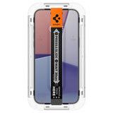 Spigen iPhone 15/iPhone 16 Skærmbeskyttelse GLAS.tR EZ Fit 2-pak