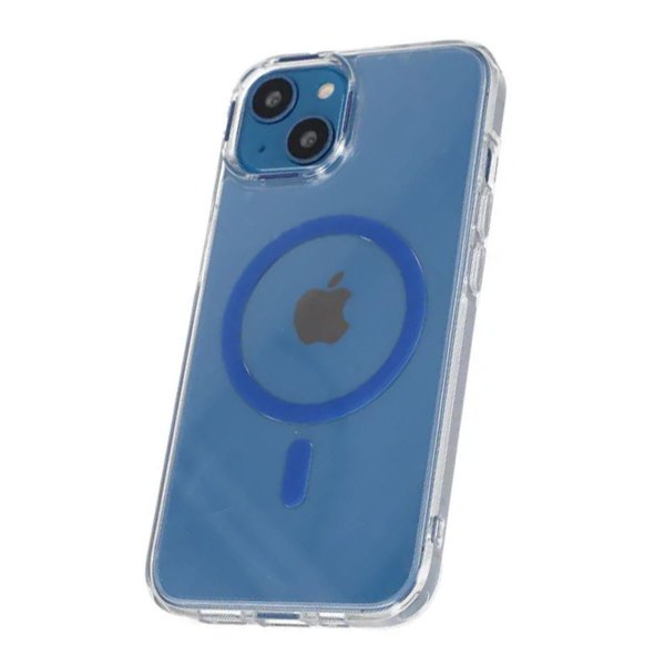 iPhone 15 Cover TPU MagSafe Blå