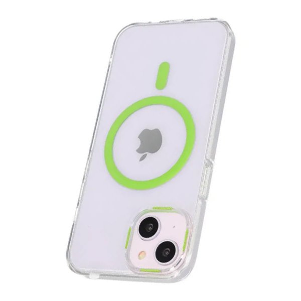 iPhone 15 Cover TPU MagSafe Grøn