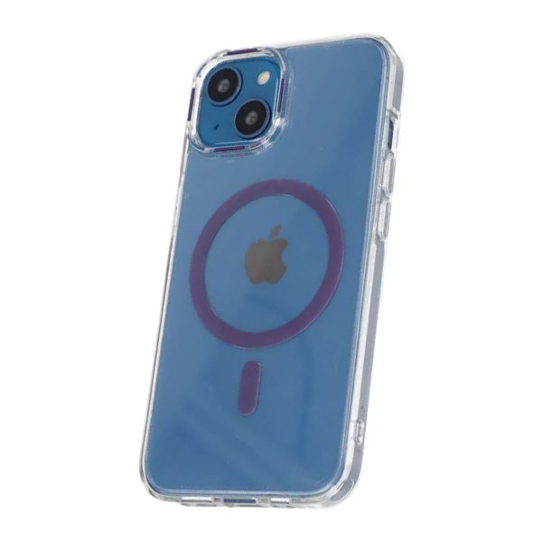 iPhone 15 Cover TPU MagSafe Lilla