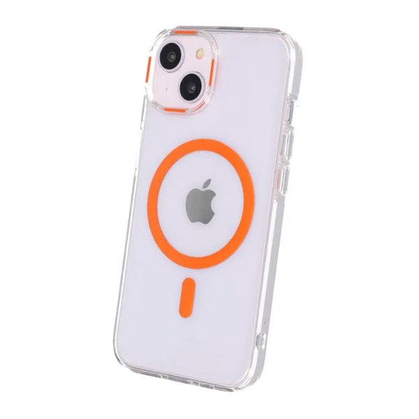 iPhone 15 Cover TPU MagSafe Orange