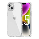 iPhone 15 Cover Stødsikkert Gennemsigtigt