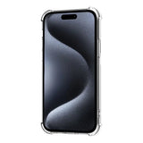 iPhone 15 Cover Kortholder Stødsikkert Gennemsigtigt