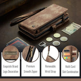CaseMe iPhone 16 Etui 008 Series Aftageligt Cover Brun