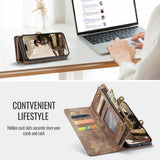 CaseMe iPhone 16 Etui 008 Series Aftageligt Cover Brun