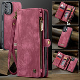 CaseMe iPhone 16 Etui 008 Series Aftageligt Cover Rød