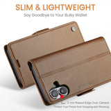 CaseMe iPhone 16 Cover 023 Series Brun