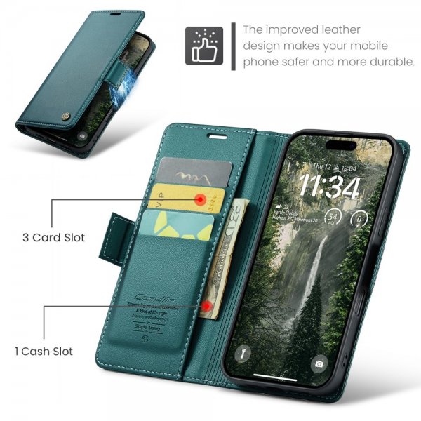 CaseMe iPhone 16 Cover 023 Series Grøn