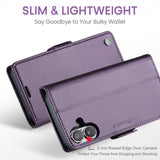 CaseMe iPhone 16 Etui 023 Series Lilla