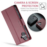CaseMe iPhone 16 Etui 023 Series Rød
