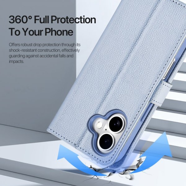 Dux Ducis iPhone 16 Cover 2-i-1 Lawa Series MagSafe Blå