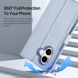 Dux Ducis iPhone 16 Cover 2-i-1 Lawa Series MagSafe Blå