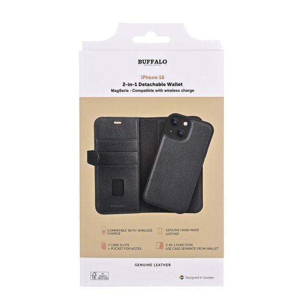 Buffalo iPhone 16 Cover 2-i-1 MagSeries Sort