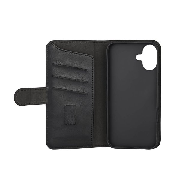 Gear iPhone 16 Cover 3 Kortlommer Sort
