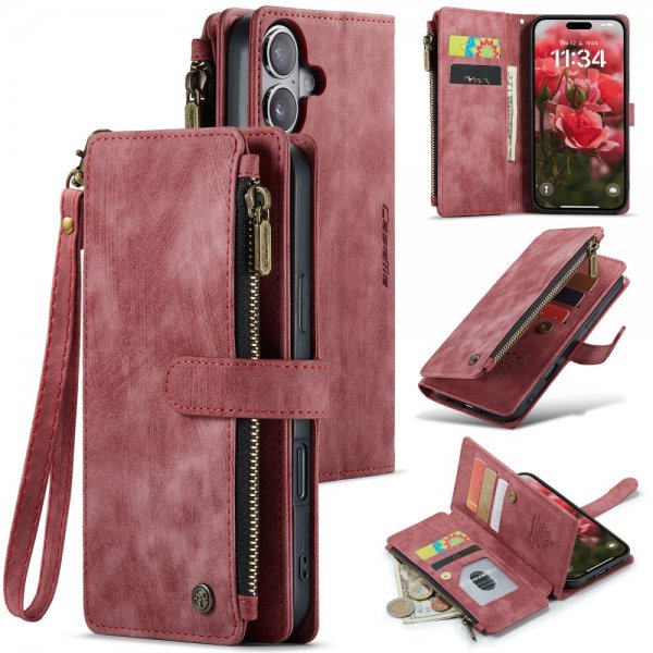 CaseMe iPhone 16 Cover C30 Series Rød