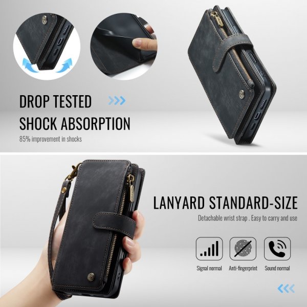 CaseMe iPhone 16 Etui C30 Series Sort
