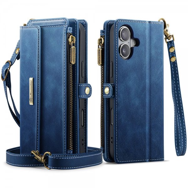 CaseMe iPhone 16 Cover C39 Serie Blå