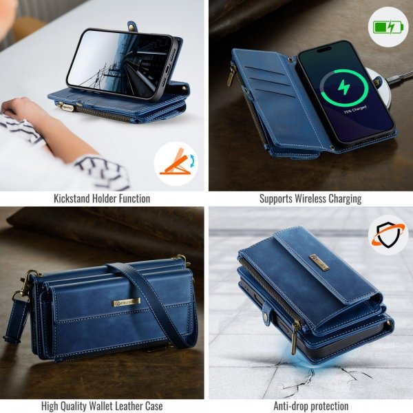 CaseMe iPhone 16 Cover C39 Serie Blå