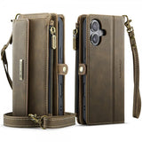 CaseMe iPhone 16 Etui C39 Series Brun