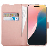 Vivanco iPhone 16 Etui Classic Wallet Rosaguld