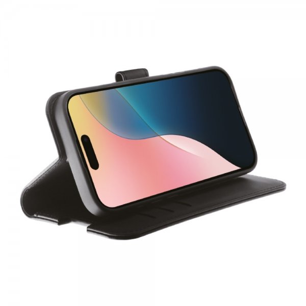 Vivanco iPhone 16 Etui Classic Wallet Sort