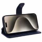 Nordic Covers iPhone 16 Etui Essential Leather Heron Blue