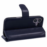 Nordic Covers iPhone 16 Etui Essential Leather Heron Blue
