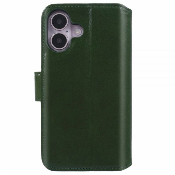 Nordic Covers iPhone 16 Cover Essential Leather Juniper Green
