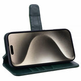 Nordic Covers iPhone 16 Cover Essential Leather Juniper Green