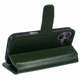 Nordic Covers iPhone 16 Cover Essential Leather Juniper Green