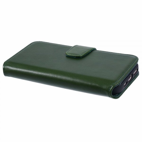 Nordic Covers iPhone 16 Cover Essential Leather Juniper Green