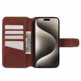 Nordic Covers iPhone 16 Cover Essential Leather Maple Brown