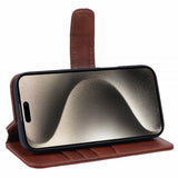 Nordic Covers iPhone 16 Cover Essential Leather Maple Brown