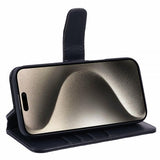 Nordic Covers iPhone 16 Cover Essential Leather Raven Black