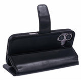 Nordic Covers iPhone 16 Cover Essential Leather Raven Black