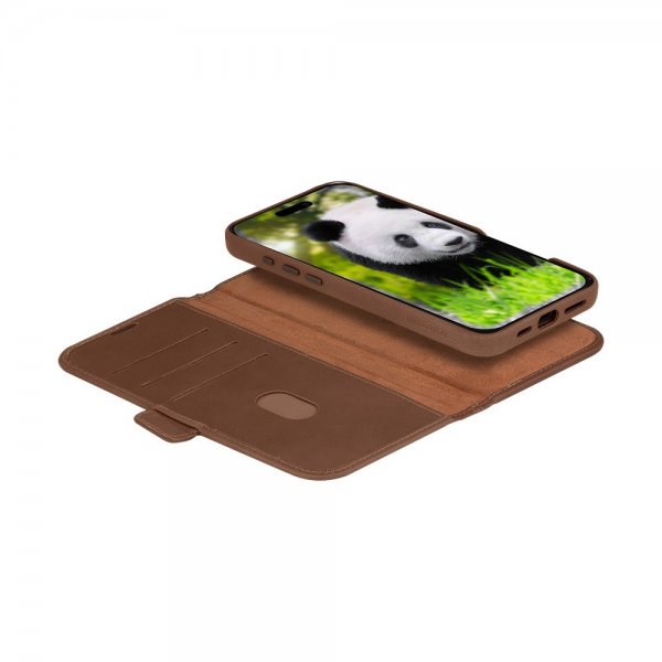 dbramante1928 iPhone 16 Cover Lynge MagSafe Dark Tan